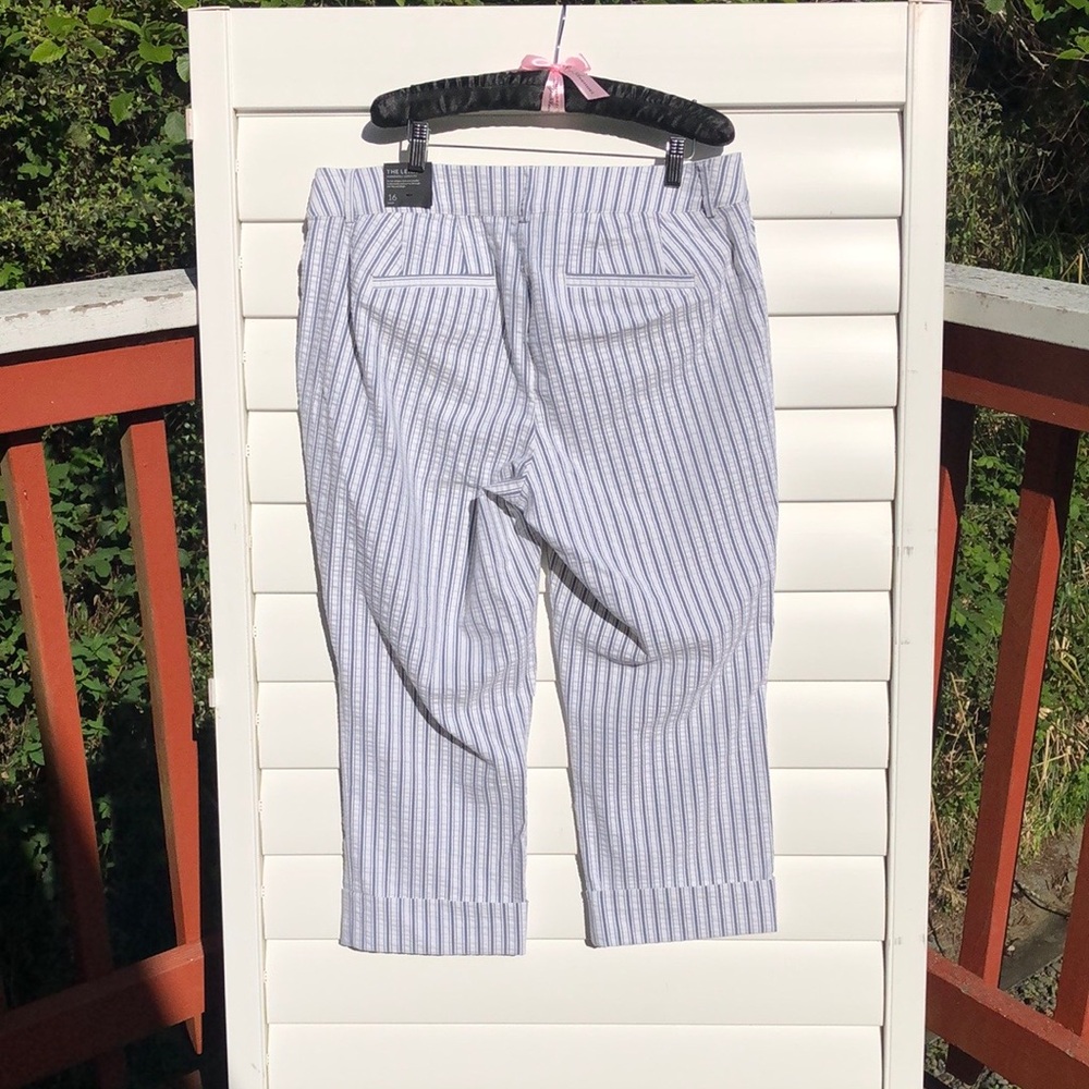 NWT Lane Bryant The Lena Striped Capris Size 16 - Picture 9 of 12